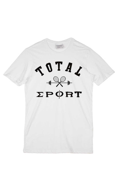 Rxmance Unisex White 'Total Sport' Tee