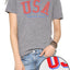 Rxmance Unisex White 'USA' Tee