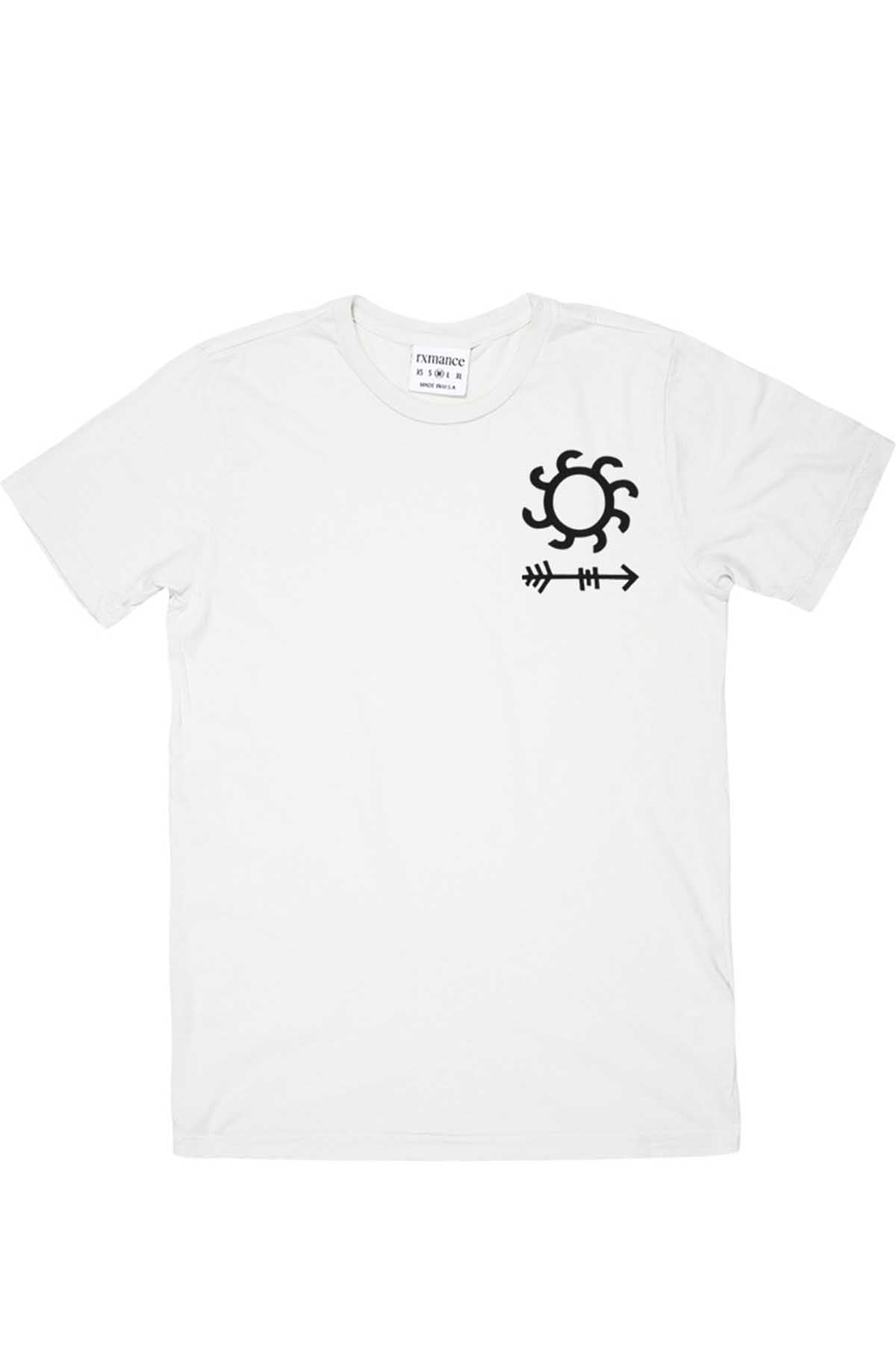 Rxmance Unisex White Vision Quest Love Crew Tee