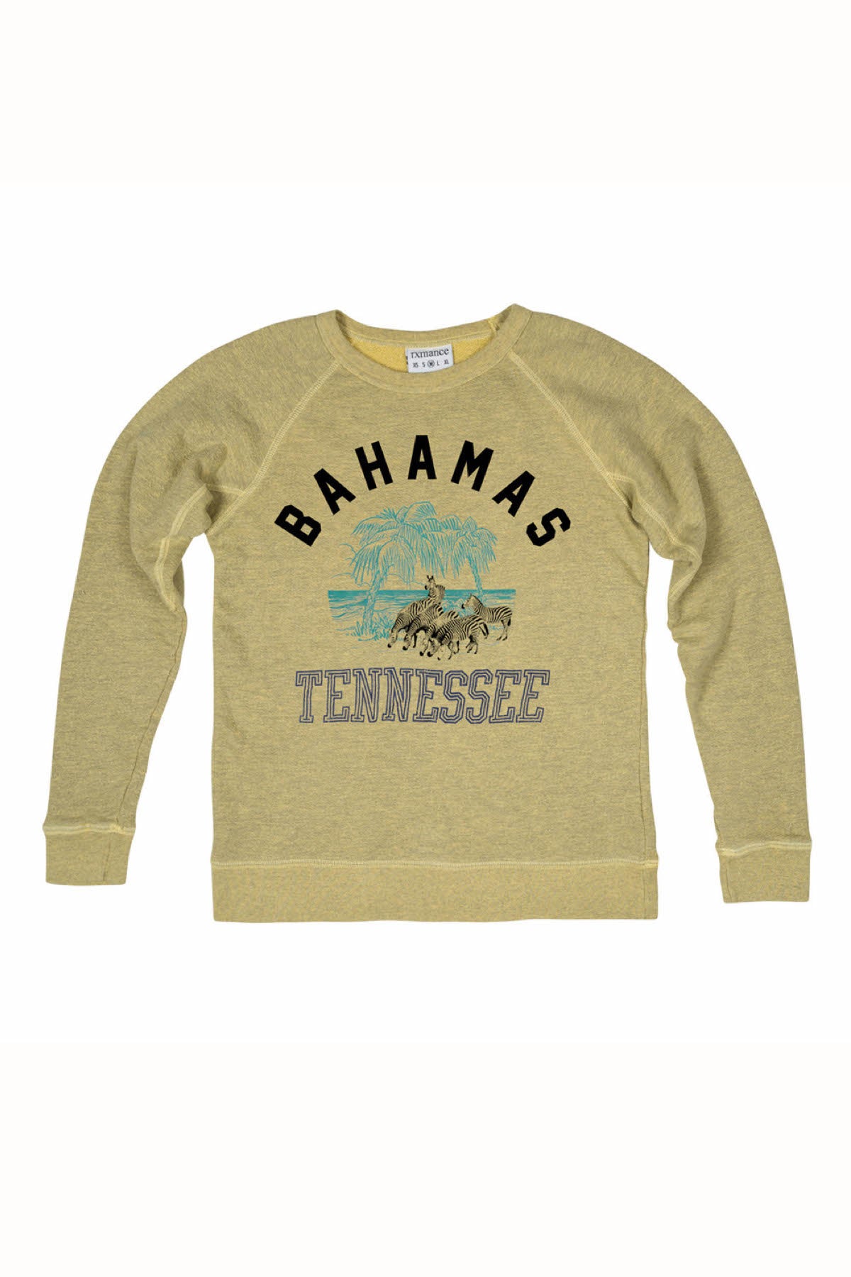 Rxmance Unisex Yellow Bahamas-Tennessee Sweatshirt