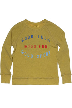 Rxmance Unisex Yellow Good Sport Sweatshirt thumbnail 1