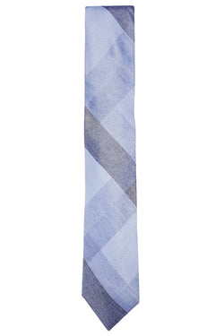 Ryan Seacrest Distinction Blue Sacramento-Plaid Slim Tie thumbnail 2