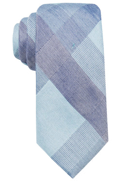 Ryan Seacrest Distinction Blue Sacramento-Plaid Slim Tie thumbnail 1