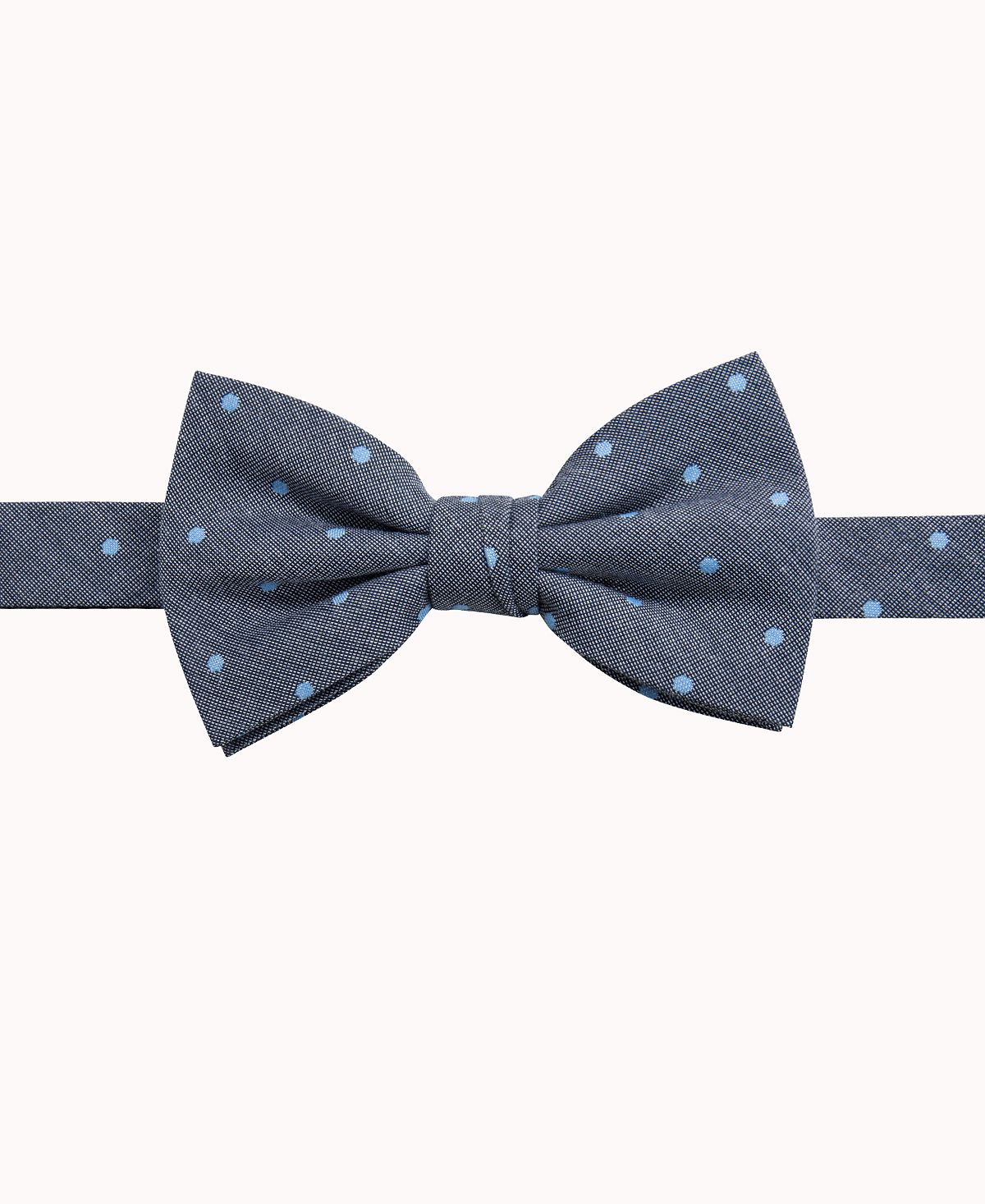 Ryan Seacrest Distinction Primrose Dot-print Bow Tie Charcoal/blue