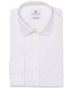Ryan Seacrest Distinction  Ultimate Slim-fit Non-iron Performance Stretch White Dress Shirt White thumbnail 1