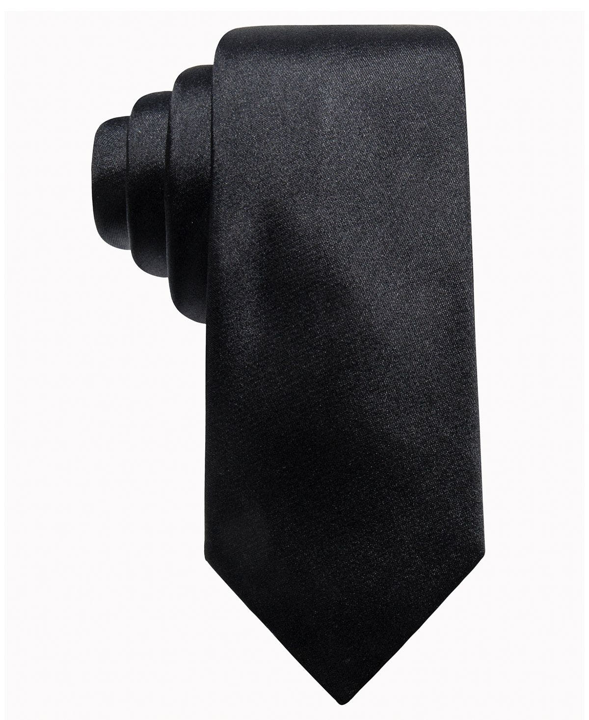 Ryan Seacrest Distinction ™ Solid Silk Tie Black
