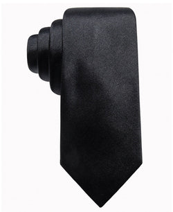 Ryan Seacrest Distinction ™ Solid Silk Tie Black thumbnail 1