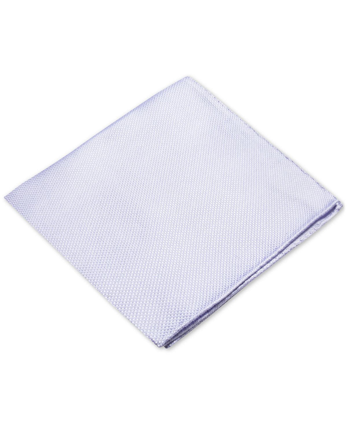 Ryan Seacrest Distinction ™ Textured Solid Silk Pocket Square Lilac