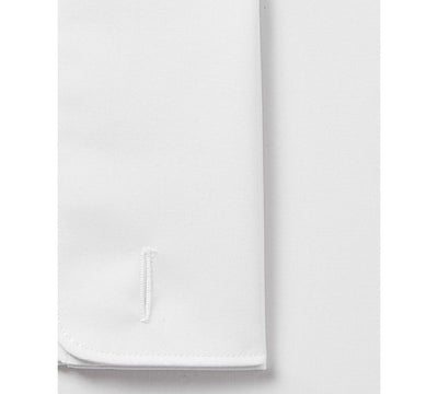 Ryan Seacrest Distinction ™ Ultimate Slim-fit Non-iron Performance White Dress Shirt White Popplin French Cuff