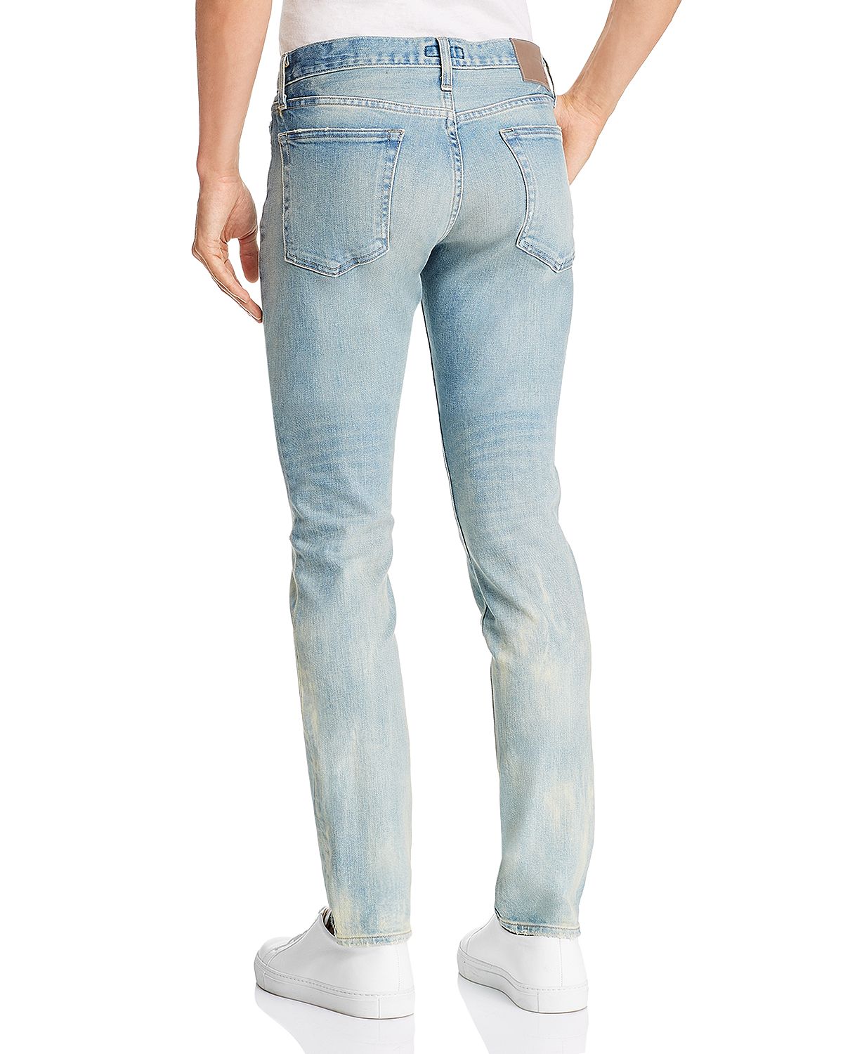 S.m.n Studio S.m.n. Studio Finn Tapered Slim Fit Jeans In Brent MED BLUE