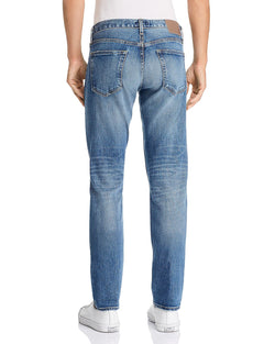 S.m.n Studio S.m.n. Studio Hunter Straight Slim Fit Jeans In Baker Baker thumbnail 2