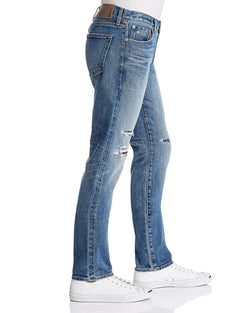S.m.n Studio S.m.n. Studio Hunter Straight Slim Fit Jeans In Baker Baker thumbnail 3