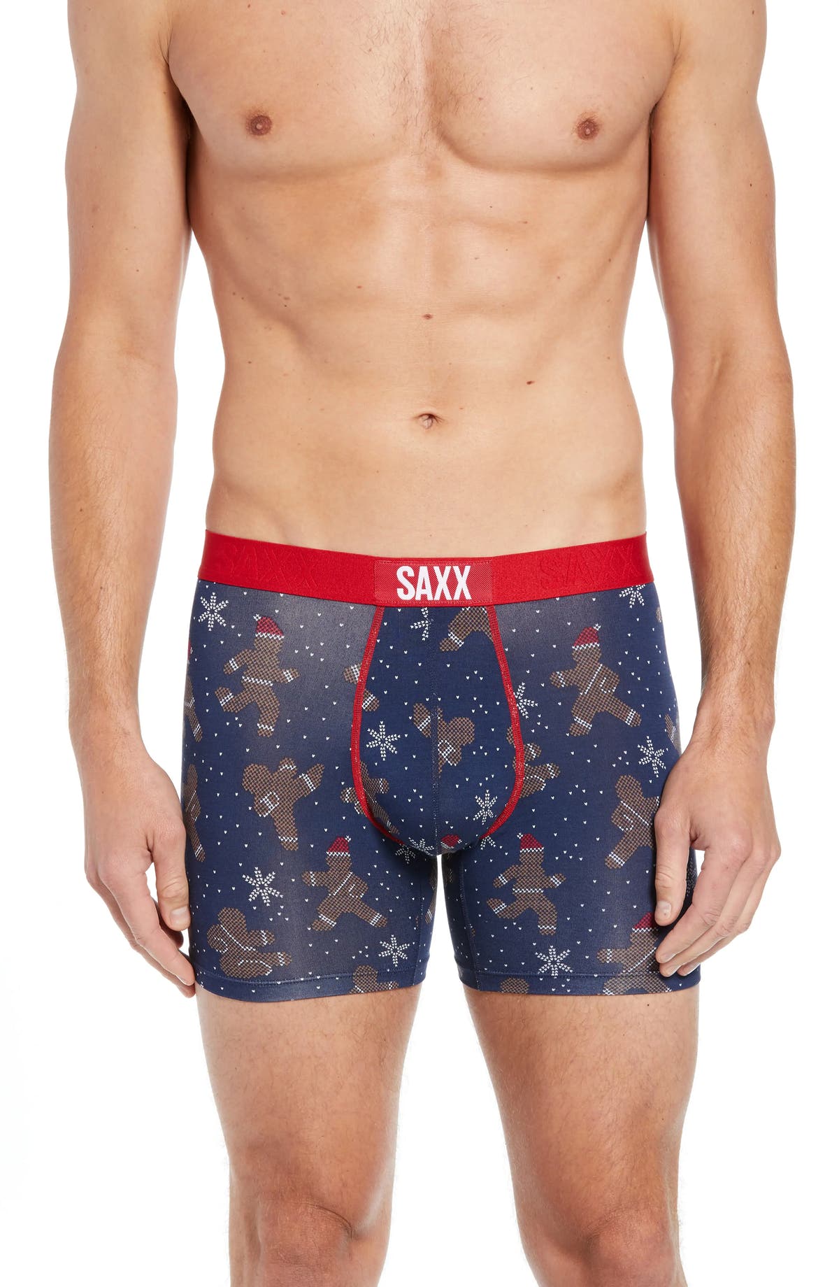 SAXX Men's Saxx Vibe Ging-Ning Modern Fit Boxer Briefs, Size X-Large - Blue Navy