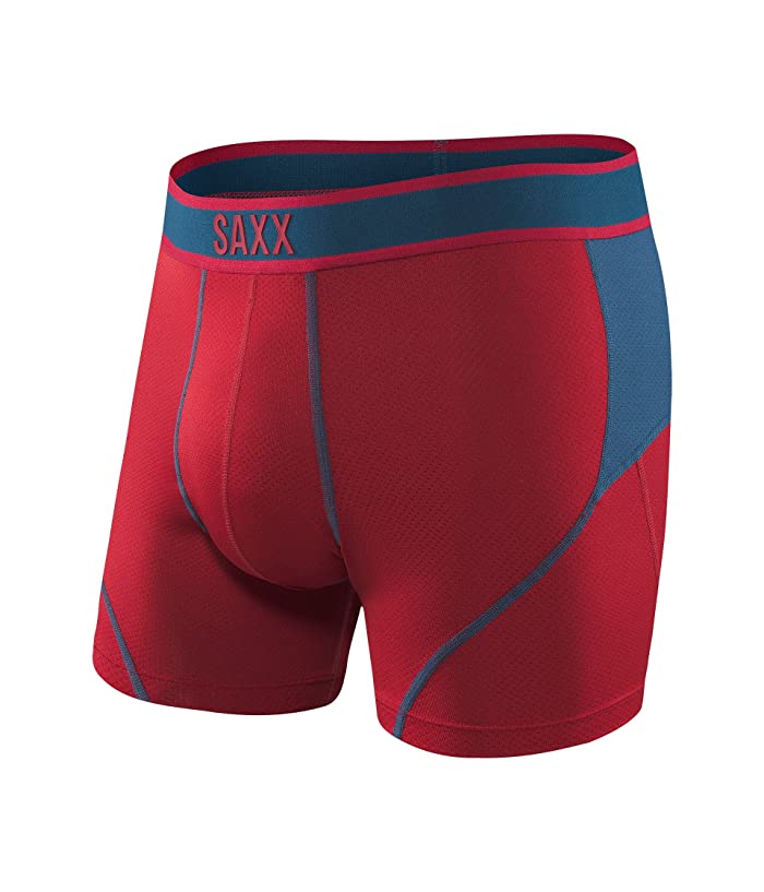 SAXX UNDERWEAR Kinetic Boxer Deep Red/Blue