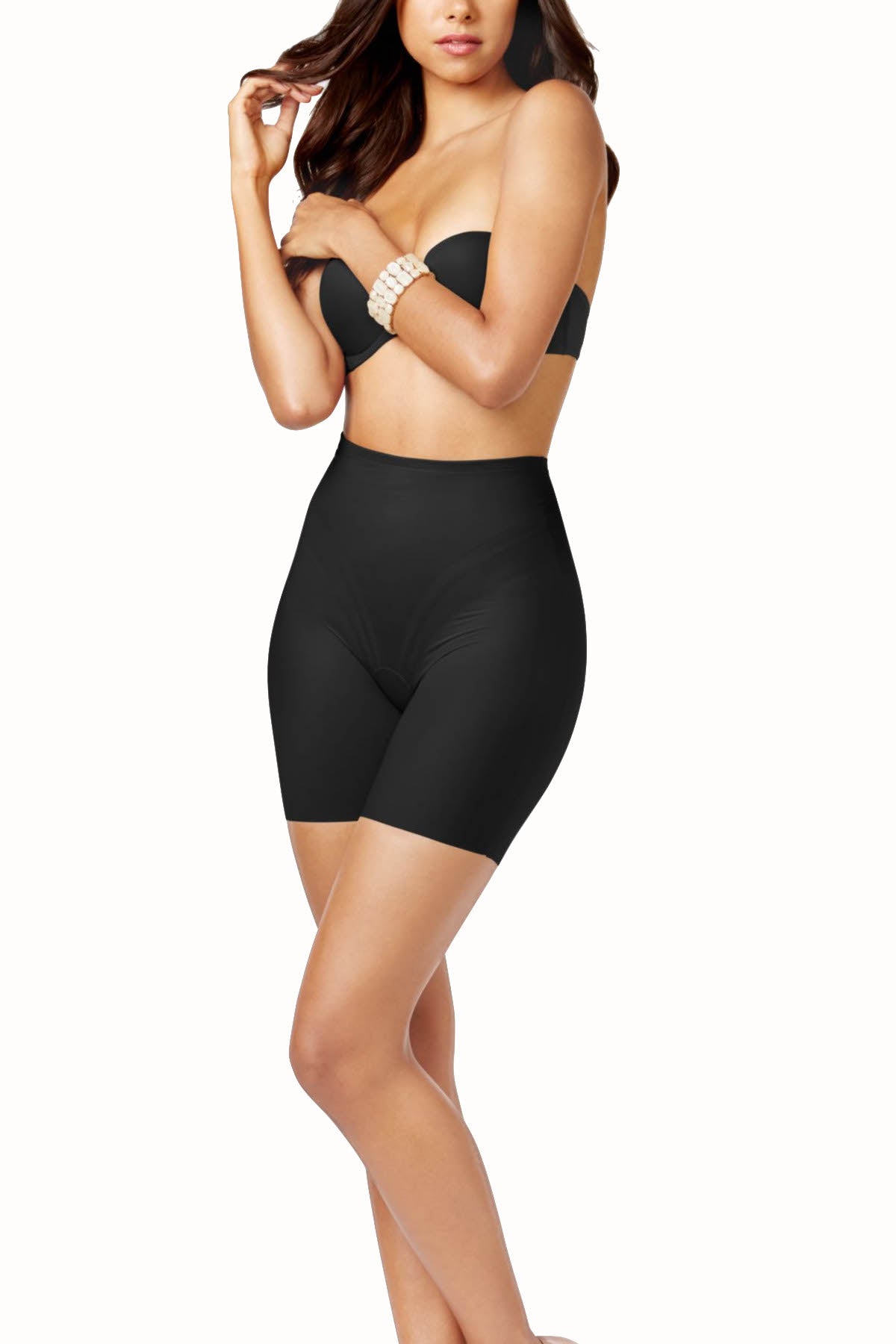 SPANX Black Star-Power On-Air Thigh Slimming Short