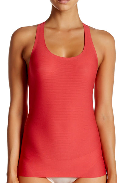 SPANX Cherry-Blossom Perforated Racerback Tank