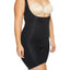 SPANX PLUS Black Power Conceal-Her Open-Bust Mid-Thigh Bodysuit