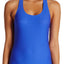 SPANX Royal-Blue Perforated Racerback Tank