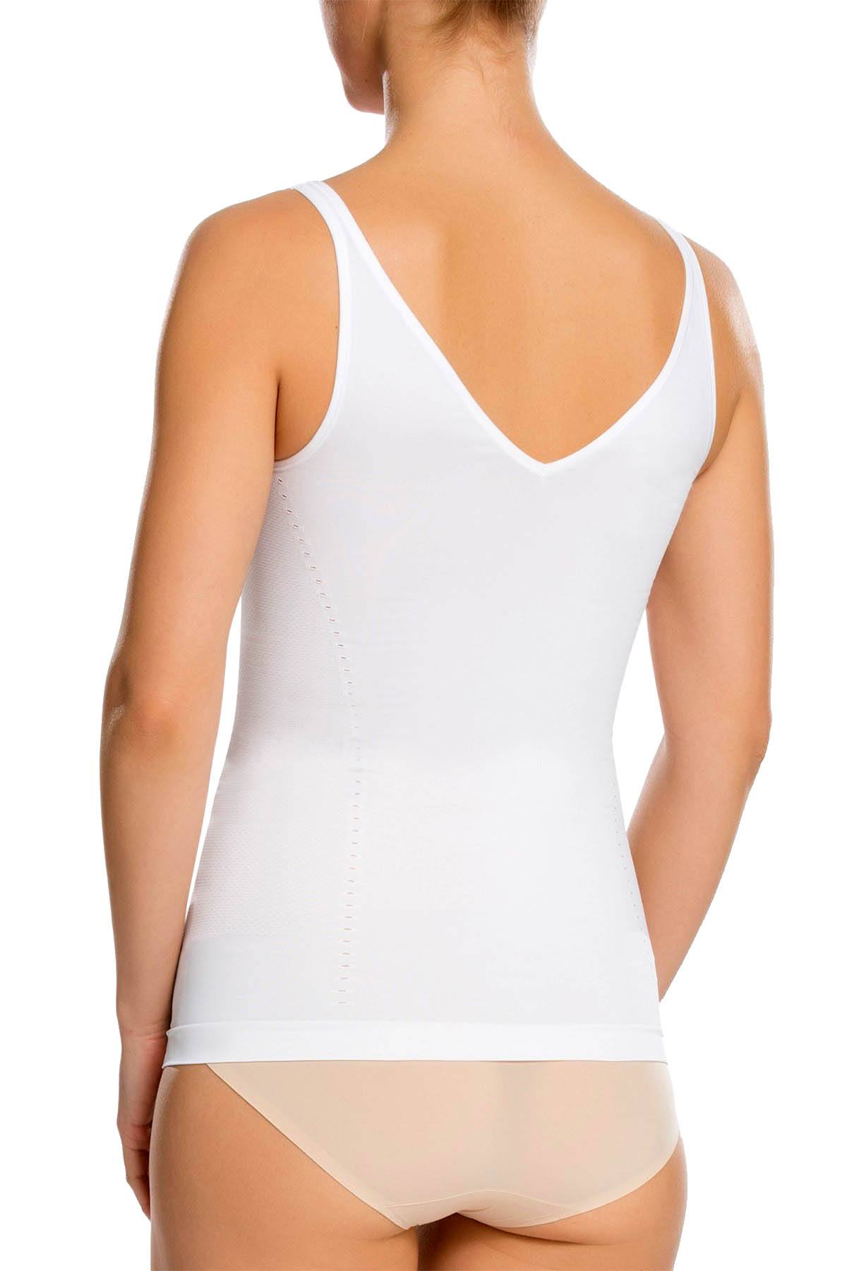 SPANX White Reversible Light Control Seamless Tank