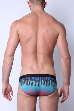 Safari Bikini Swim Brief Blue thumbnail 3