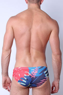 Safari Low Rise Swim Brief Palm Pink thumbnail 3