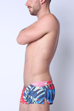 Safari Swim Short with Jockstrap Palm Pink thumbnail 2