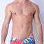 Safari Swim Short with Jockstrap Palm Pink
