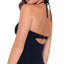 Salt + Cove Salt + Cove Juniors' Ribbed Halter Tankini Top Black