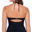 Salt + Cove Salt + Cove Juniors' Ribbed Halter Tankini Top Black