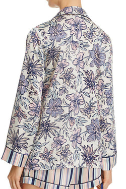 Sam Edelman Antique-White/Floral Button-Up PJ Top thumbnail 2
