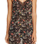 Sam Edelman Black-Floral Chemise with Lace