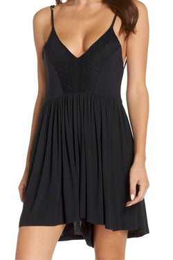 Sam Edelman Black Lace-Trim Romper thumbnail 1