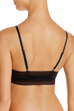 Sam Edelman Black Mesh/Microfiber Bralette thumbnail 3