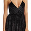 Sam Edelman Black Velvet Slip Romper