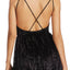 Sam Edelman Black Velvet Slip Romper