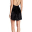 Sam Edelman Black Velvet Slip Romper
