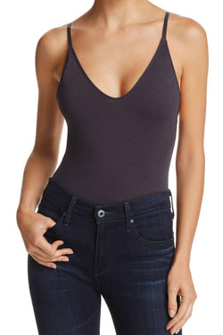 Sam Edelman Charcoal Strappy-Back Bodysuit thumbnail 3