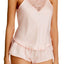 Sam Edelman Gossamer-Pink Cami/Tap-Pant Sleep Set