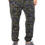 Sanctuary Camo Fleece Jogger Pants Dark Camo