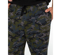 Sanctuary Camo Fleece Jogger Pants Dark Camo thumbnail 2