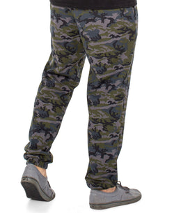 Sanctuary Camo Fleece Jogger Pants Dark Camo thumbnail 3