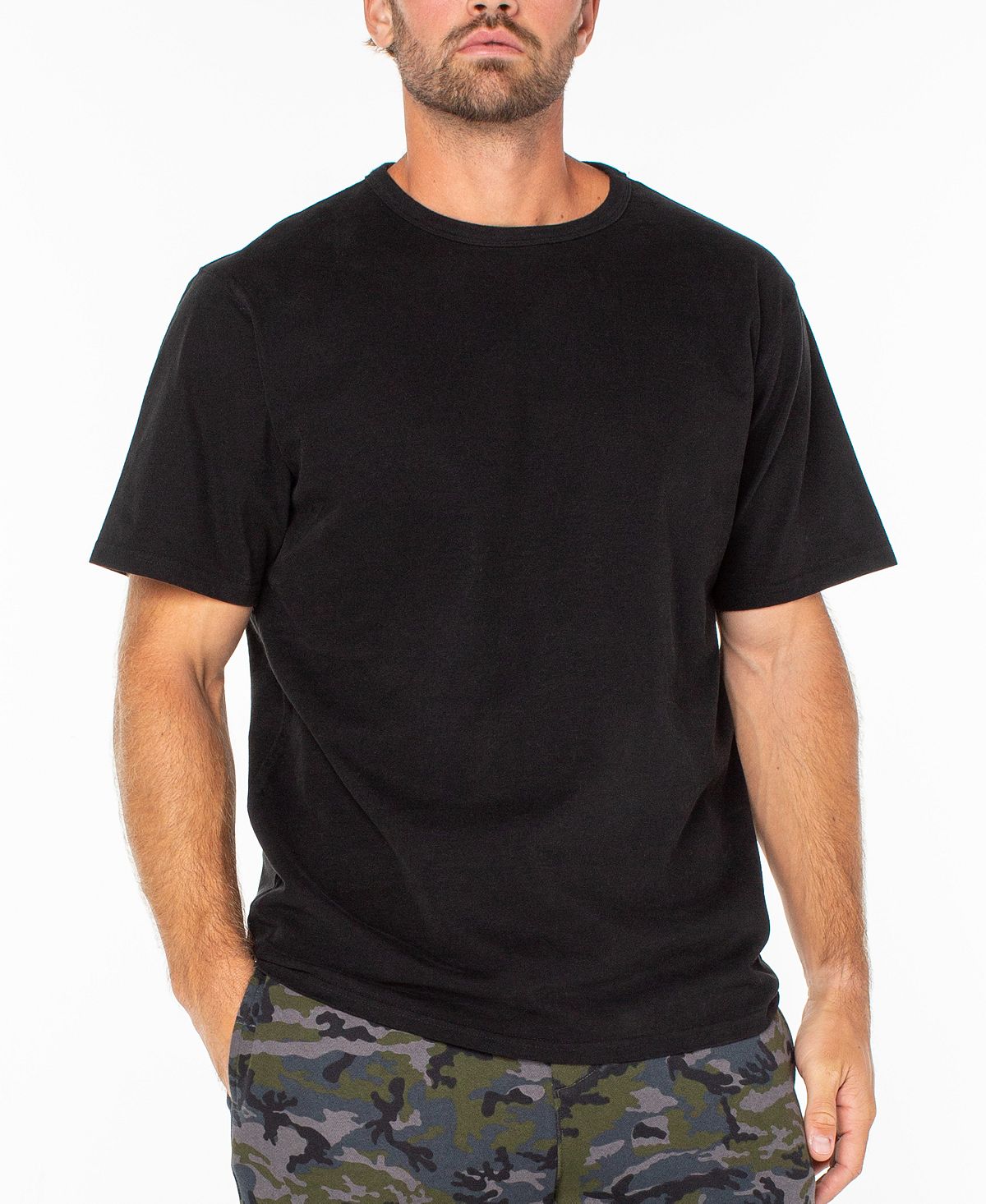 Sanctuary Heavyweight Solid T-shirt Black