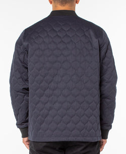 Sanctuary Lightweight Reversible Quilted Bomber Jacket Evning Blue thumbnail 2