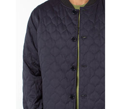 Sanctuary Lightweight Reversible Quilted Bomber Jacket Evning Blue thumbnail 4