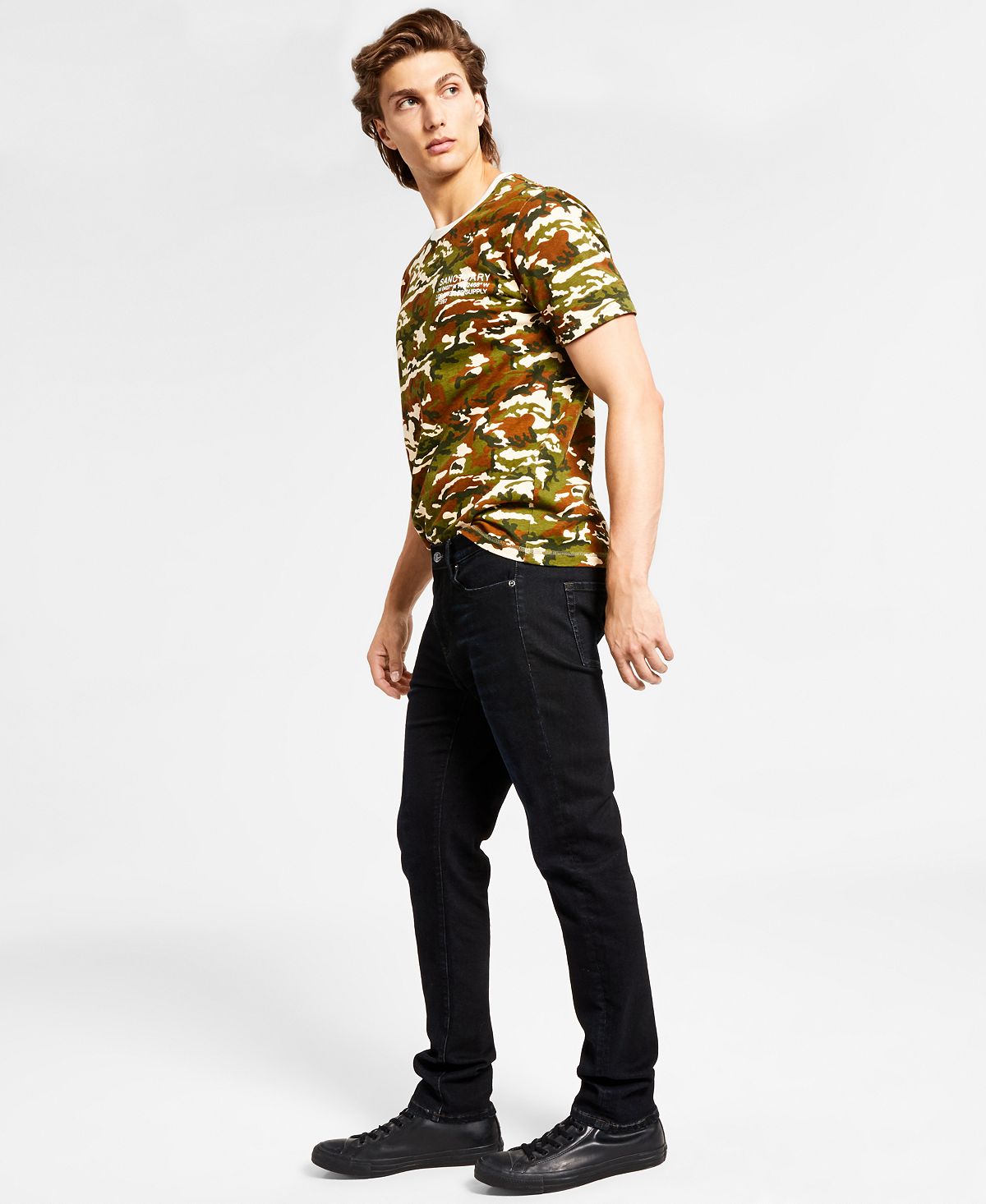 Sanctuary Slim-fit Jeans Overdye Blue