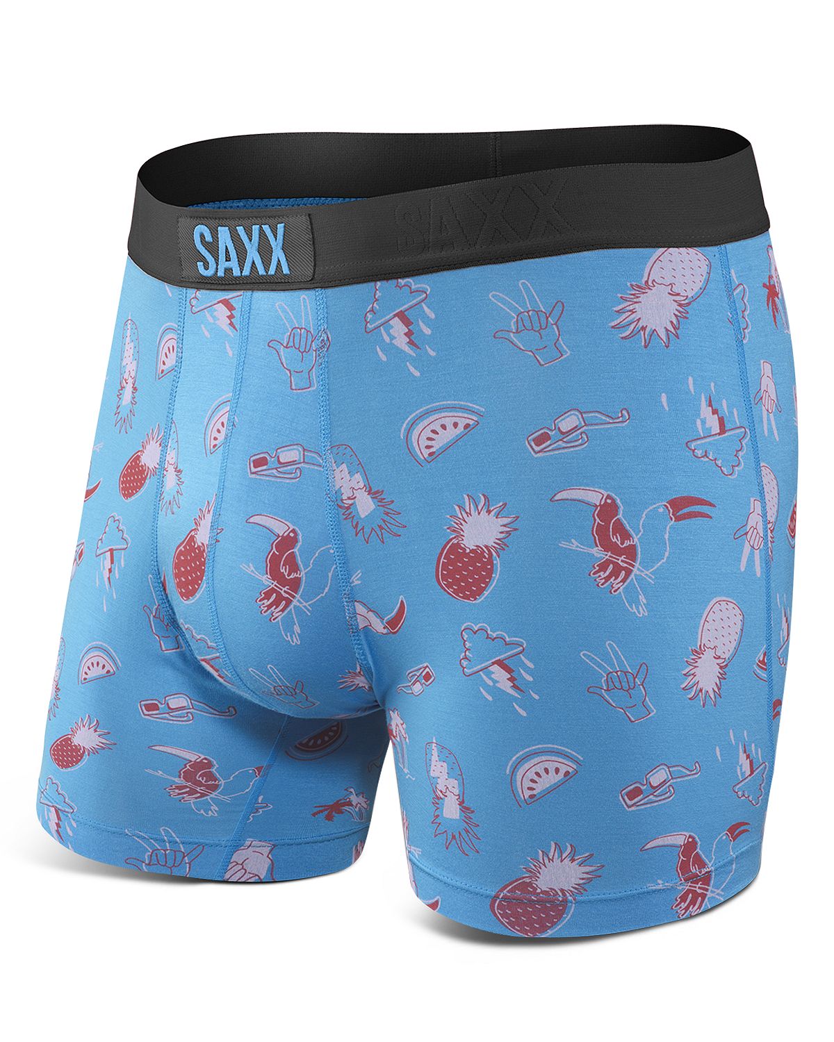 Saxx Vibe Boxer Briefs Blue