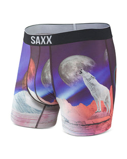 Saxx Volt Wolf Print Boxer Briefs Blood Moon thumbnail 1