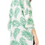 Say What? Ivory Juniors' Palm-Printed Tie-Front Kimono