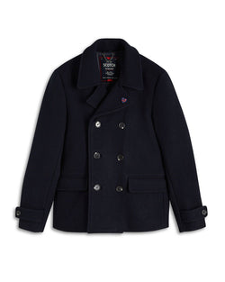 Scotch & Soda Caban Classic Fit Peacoat Night thumbnail 2