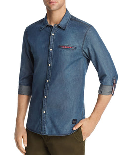 Scotch & Soda Classic Denim Regular Fit Shirt Combo thumbnail 1